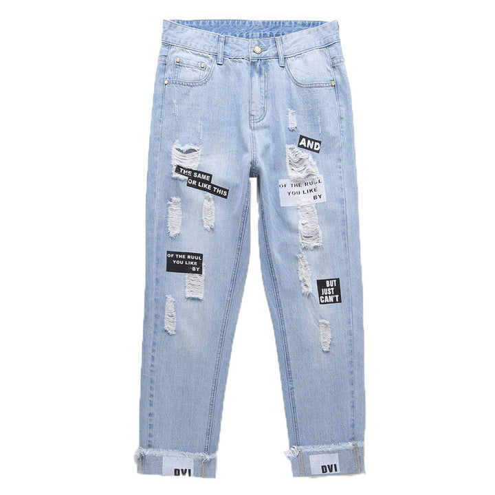 Dame Revnet Fritids Denim-Bukser Stilla