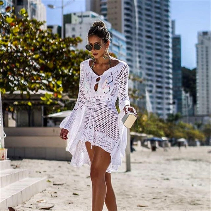 Femme Boho Chiffon Overskudskjole Stilla