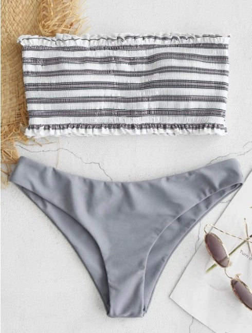 Dame Bandeau-Bikini-sæt Stilla