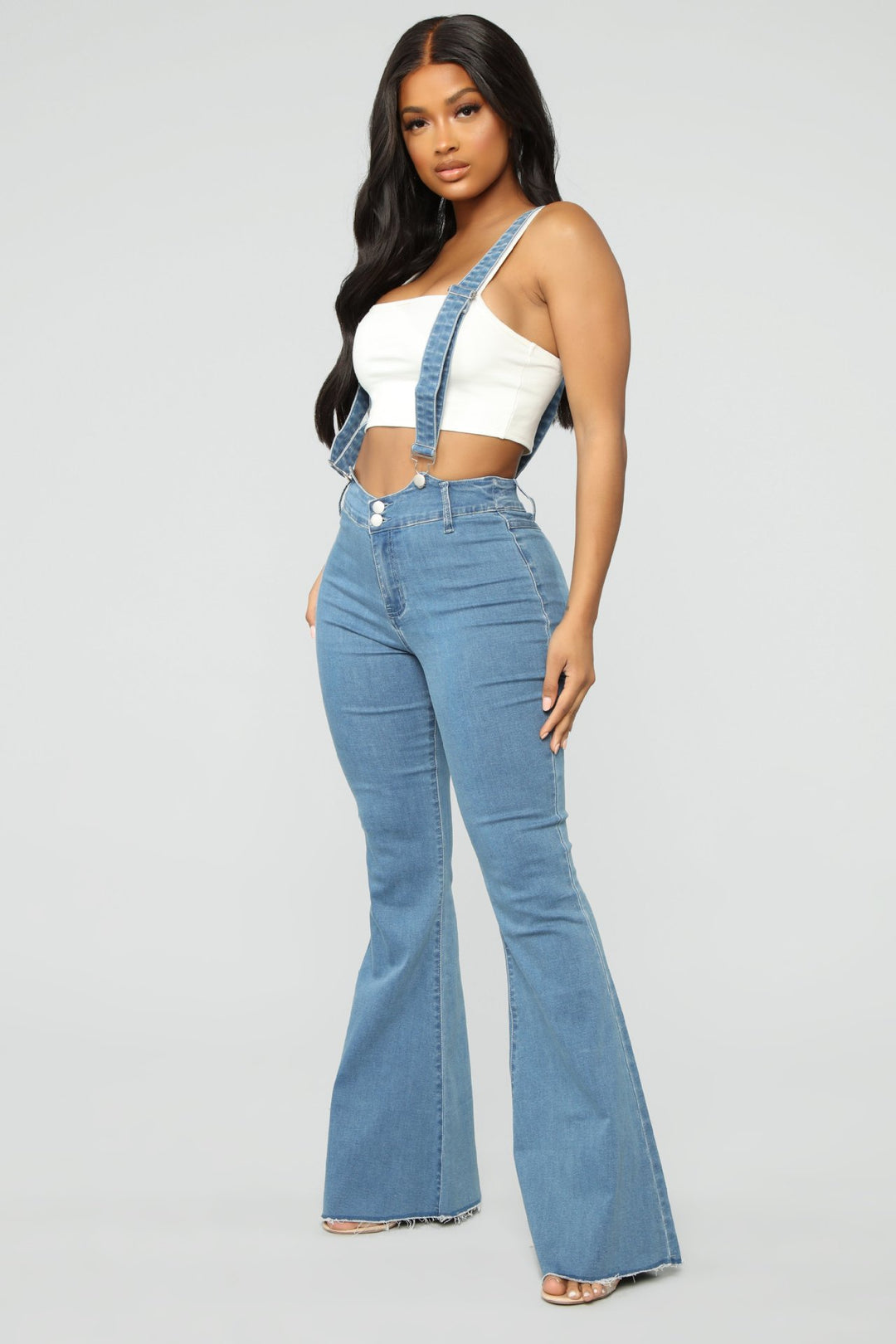 Dame Flared Jeans med høj talje Stilla