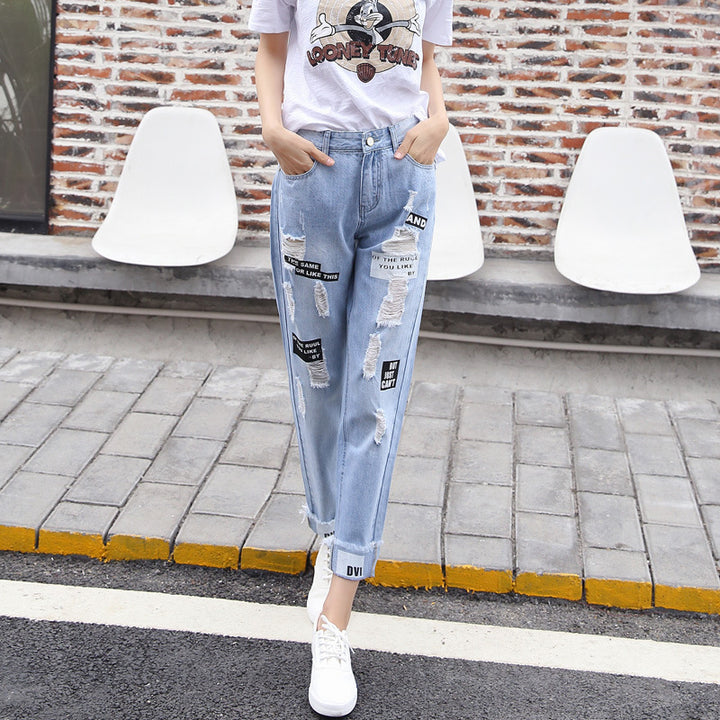 Dame Revnet Fritids Denim-Bukser Stilla