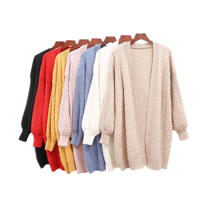 Kvindernes cardigan med tekstureret design og blød håndfølelse Stilla