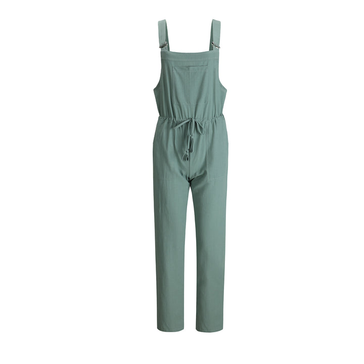 Dame Casual Overalls med justerbare stropper og elastisk taljebånd Stilla