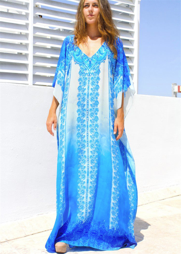 Dame Kaftan Kjole Stilla