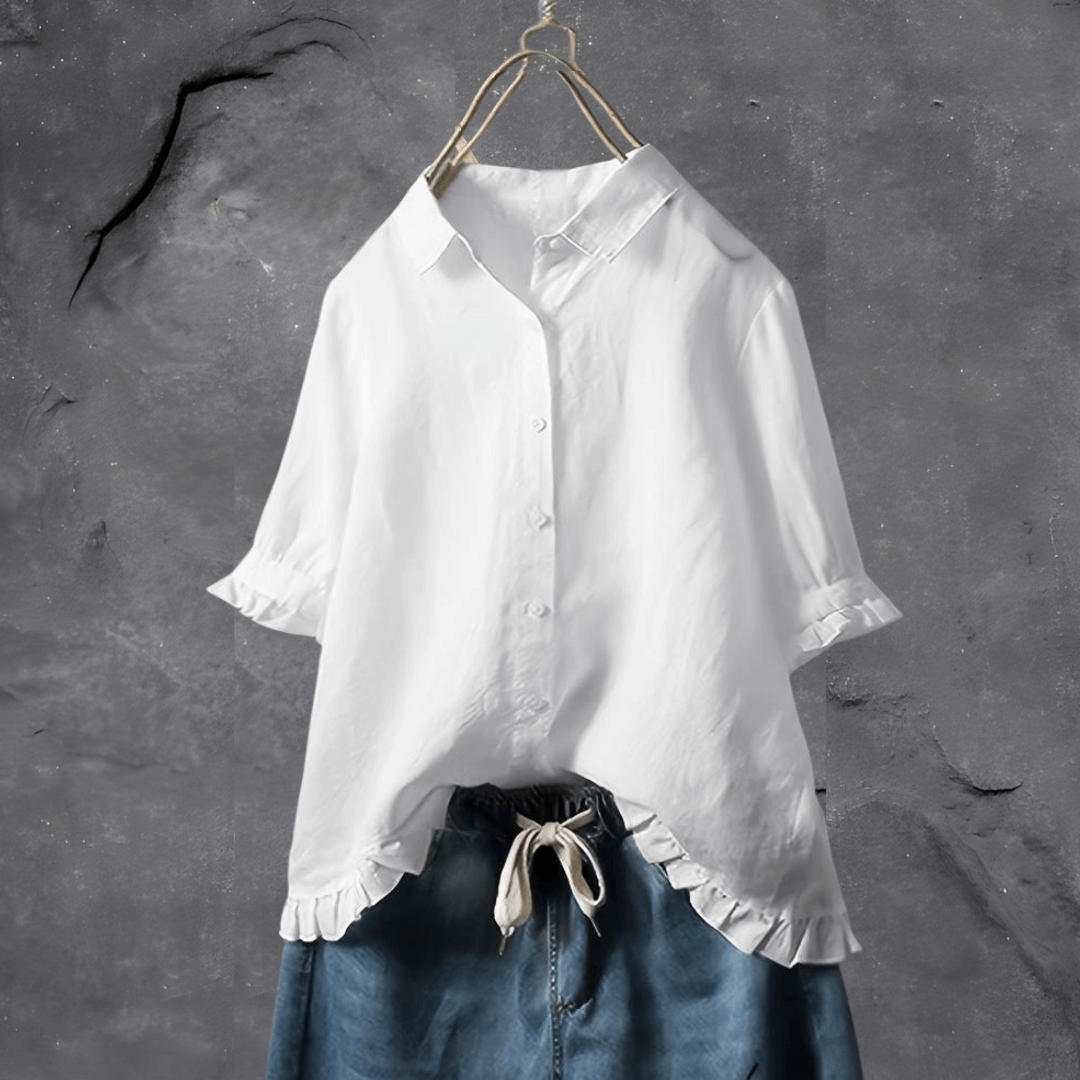 Stilla | Elegant bomulds skjorte