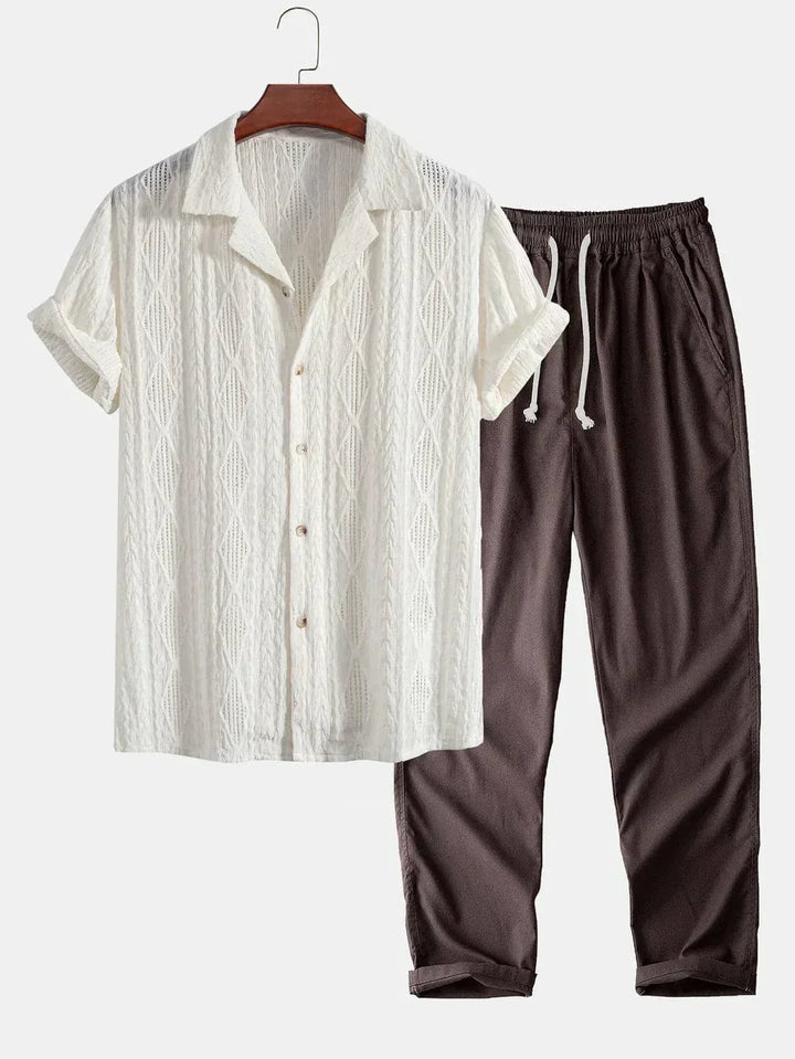 Stilla | Sæt af linnedbluse og bukser Ariano