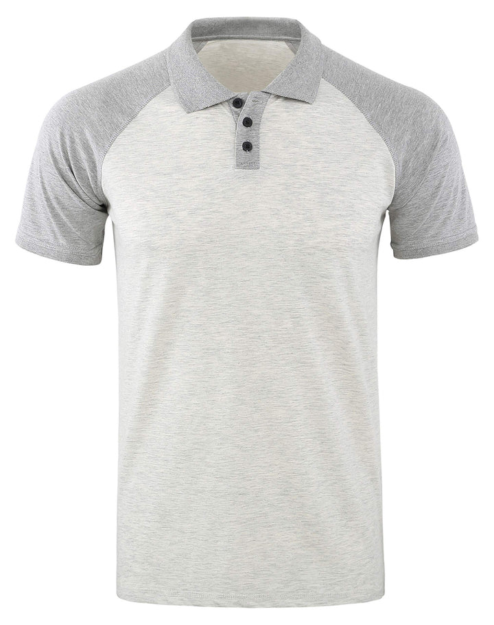 Herrer polo shirt med afslappet raglan-design og åndbart materiale Stilla