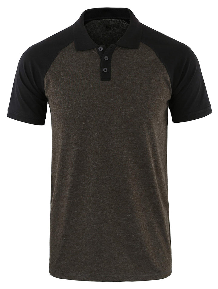 Herrer polo shirt med afslappet raglan-design og åndbart materiale Stilla