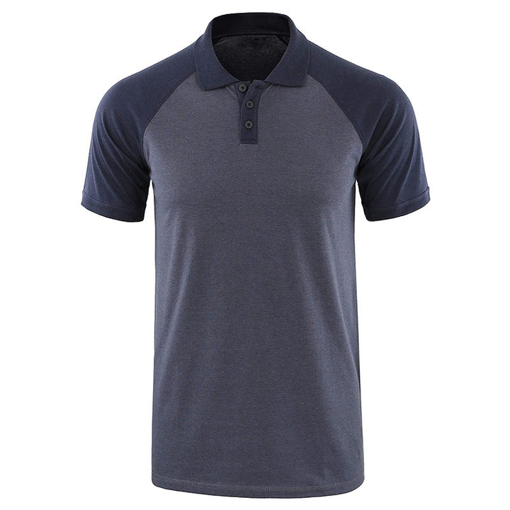 Herrer polo shirt med afslappet raglan-design og åndbart materiale Stilla