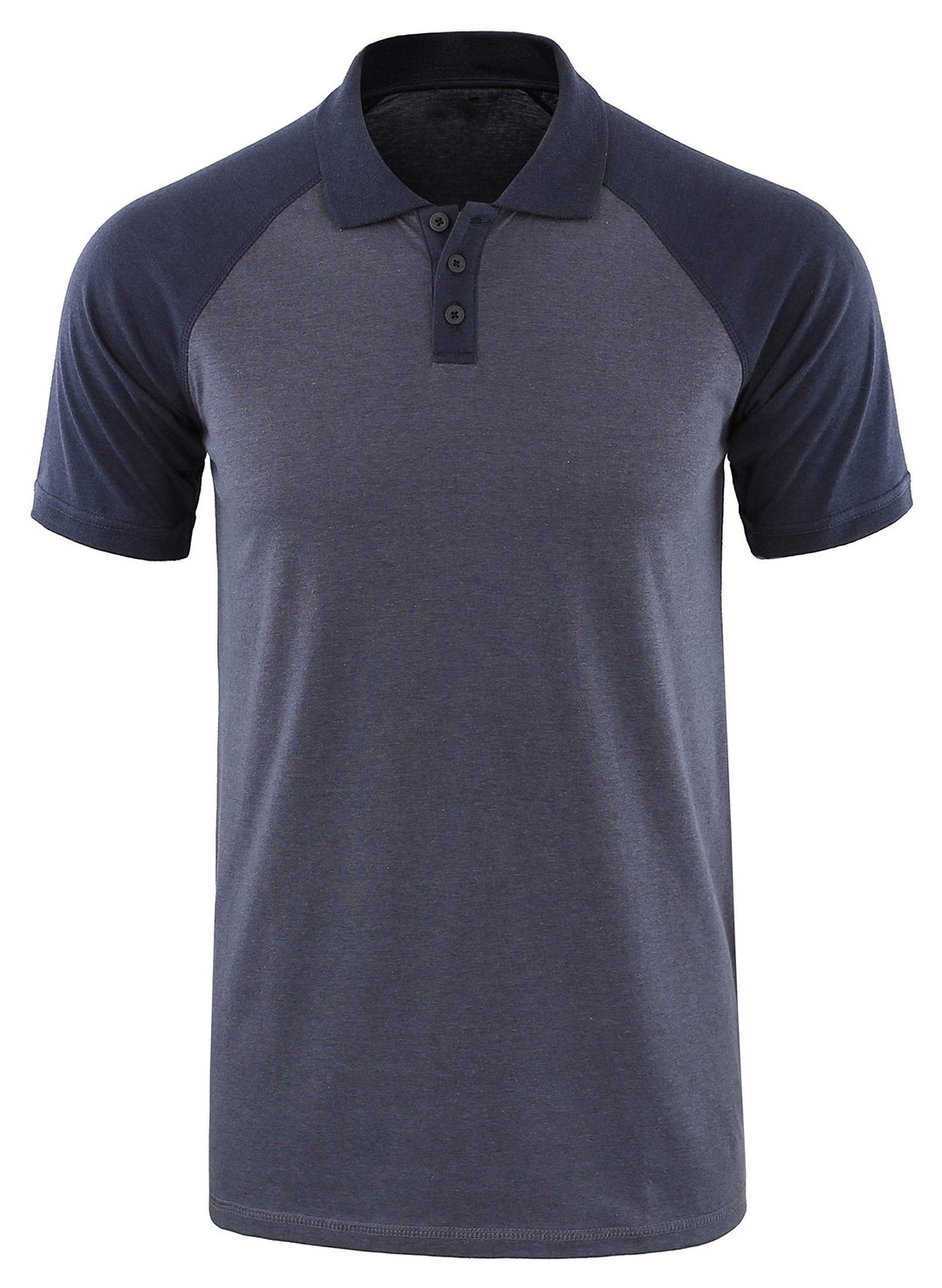 Herrer polo shirt med afslappet raglan-design og åndbart materiale Stilla
