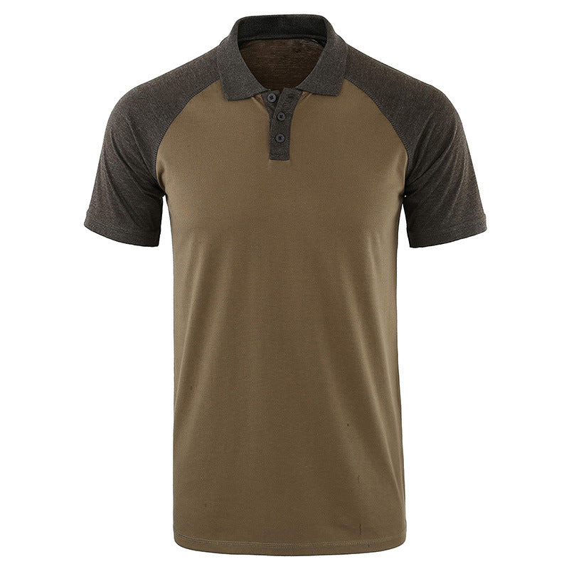 Herrer polo shirt med afslappet raglan-design og åndbart materiale Stilla