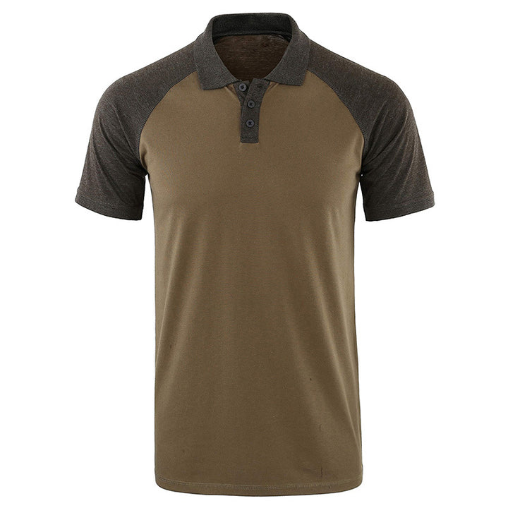 Herrer polo shirt med afslappet raglan-design og åndbart materiale Stilla