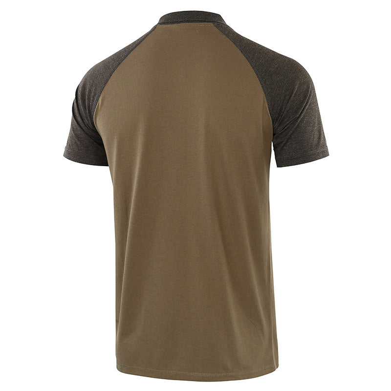 Herrer polo shirt med afslappet raglan-design og åndbart materiale Stilla