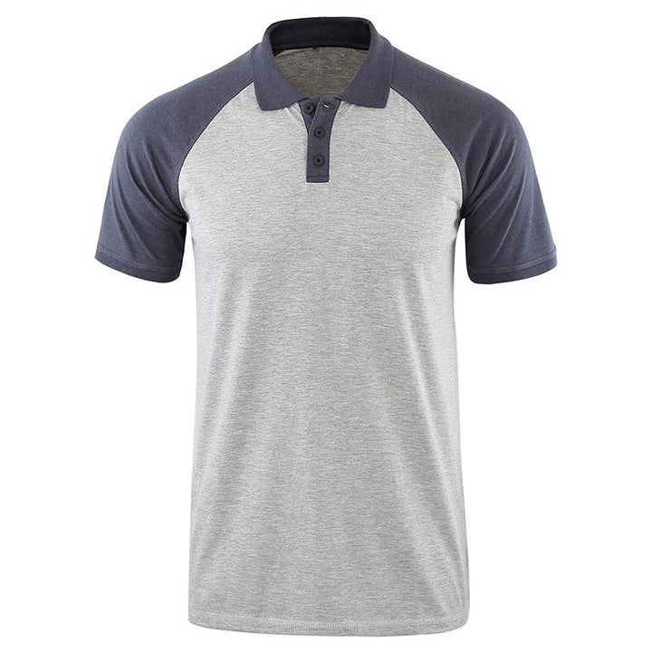 Herrer polo shirt med afslappet raglan-design og åndbart materiale Stilla