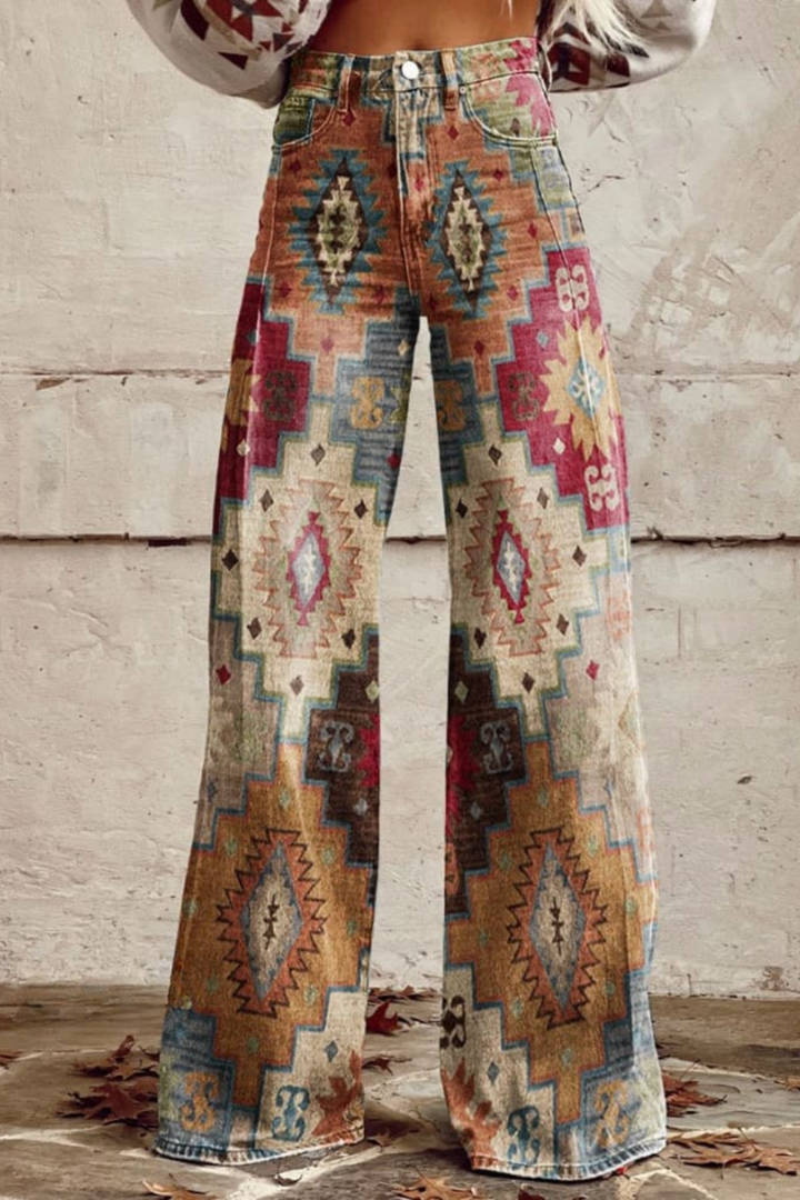 Stilla | Stilfulde Jeans I Boho-Stil til Kvinder