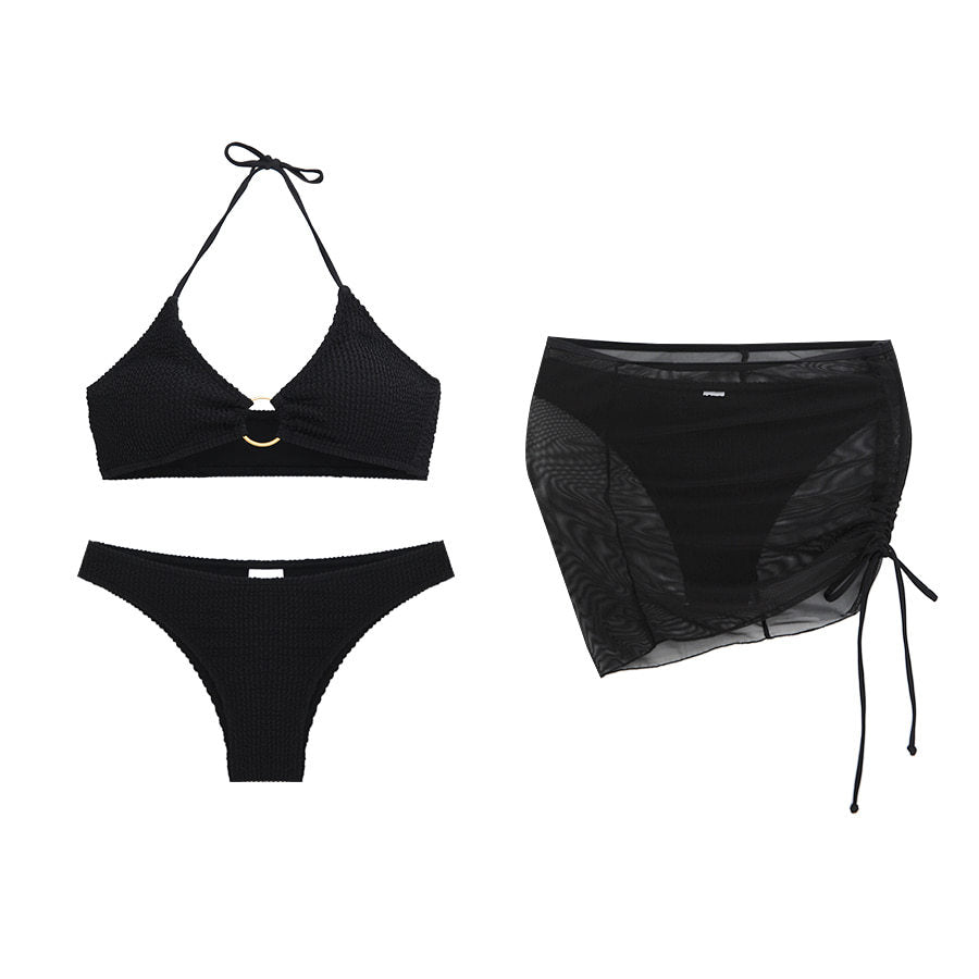 Stilla | Bikini Sæt Med Bøjler Og Nederdel Bali