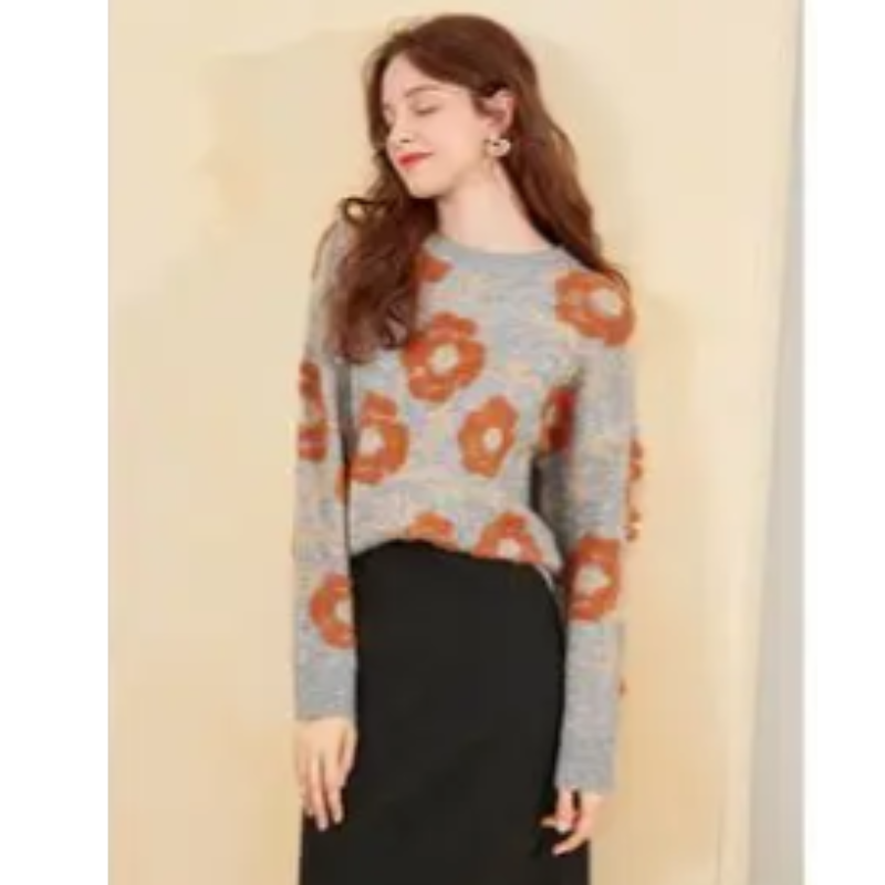 Stilla | Floral Flower Sweater