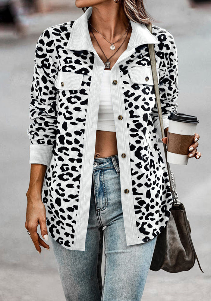Stilla | Trendy vest i leopardmønster