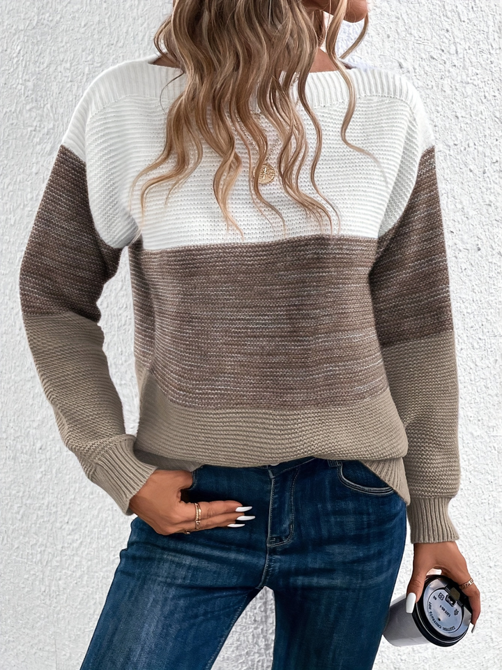 Stilla | Casual sweater med faldende skuldre