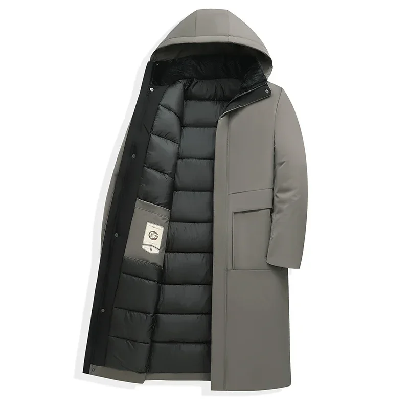 Stilla | Herre Longline Parka - Med hætte og isoleret foring