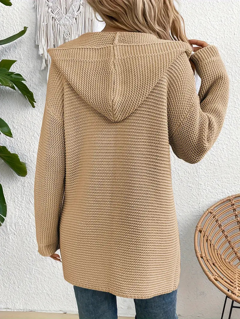 Stilla | Stilfuld Hættecardigan Med Moderne Udseende