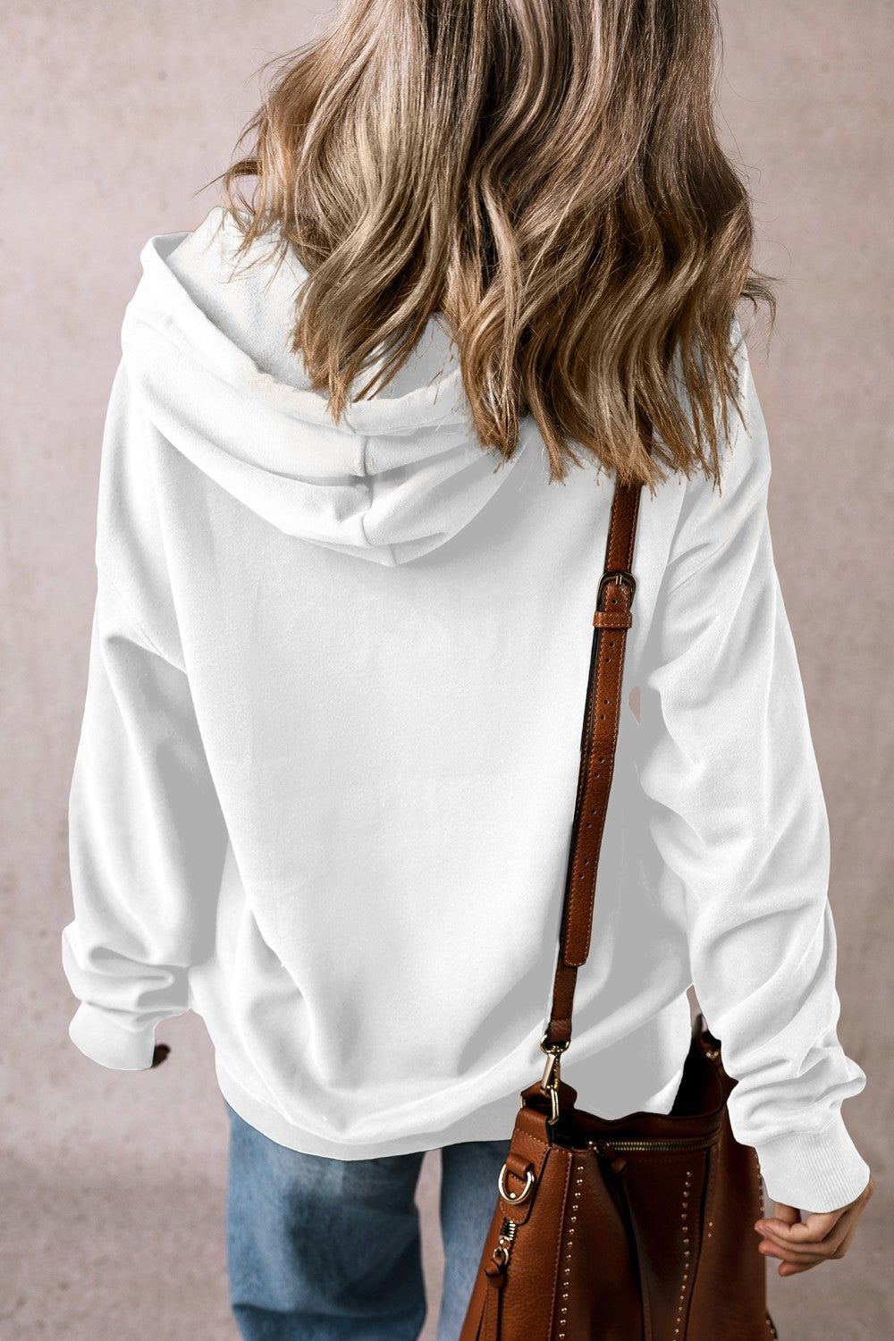 Stilla | Sweatshirt Med Lange Ærmer, Snøre og Lommer