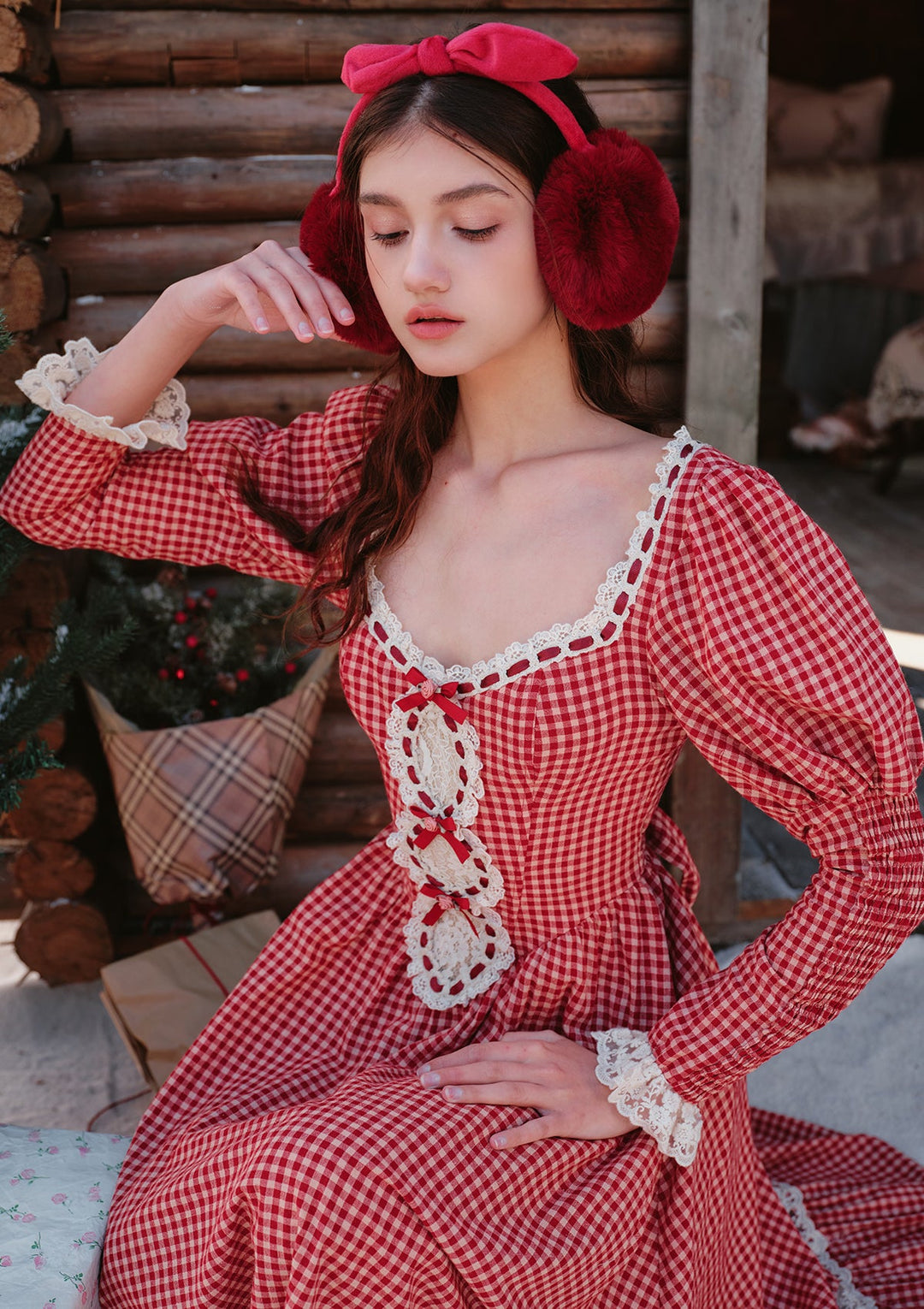 Stilla | Plus Ange Berry Cottage Kjole