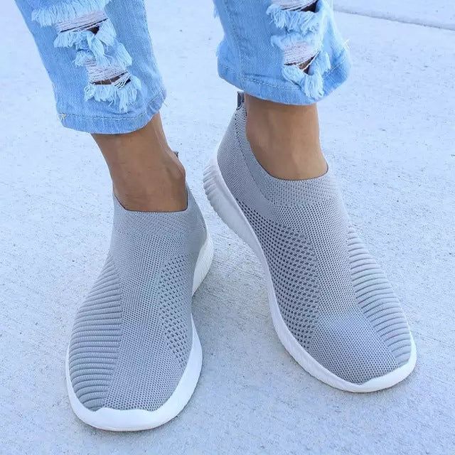 Dame Åndbare Slip-On Sneakers med ergonomisk design og fleksibel sål Stilla