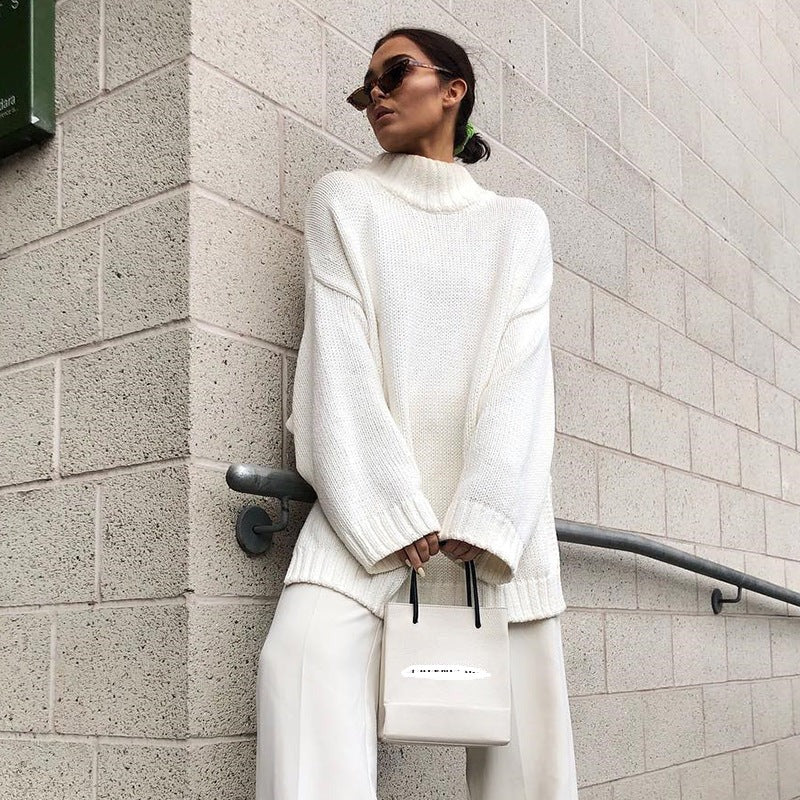 Stilla | Rullekrave sweater i overdimensioneret størrelse for maksimal komfort