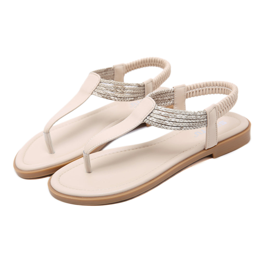 Dame Zehentrenner-sandaler med fleksibelt remdesign og dæmpende sål Stilla