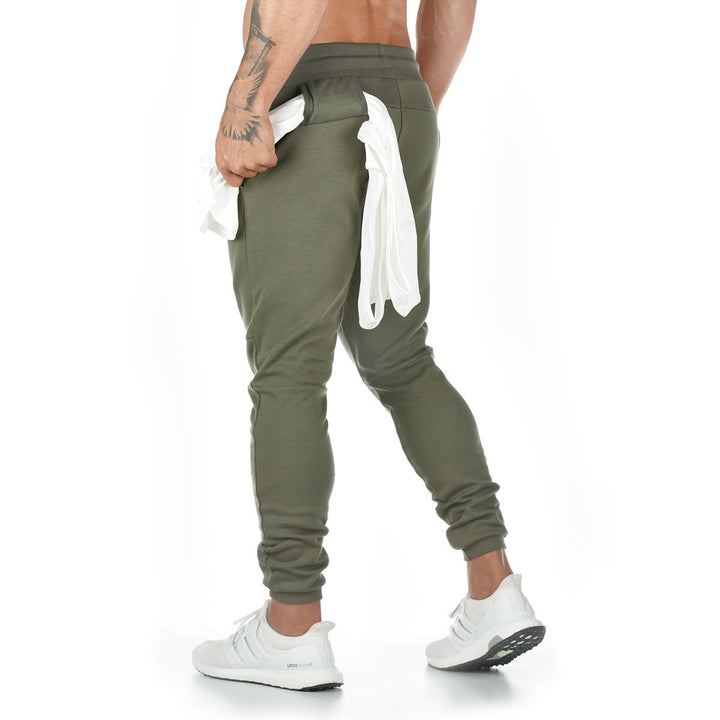 Herrer Sporty Joggingbukser med funktionelt design og elastisk talje Stilla