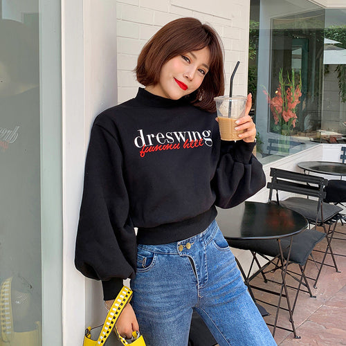 Kvinders fashionable sweatshirt med voluminøse ærmer Stilla