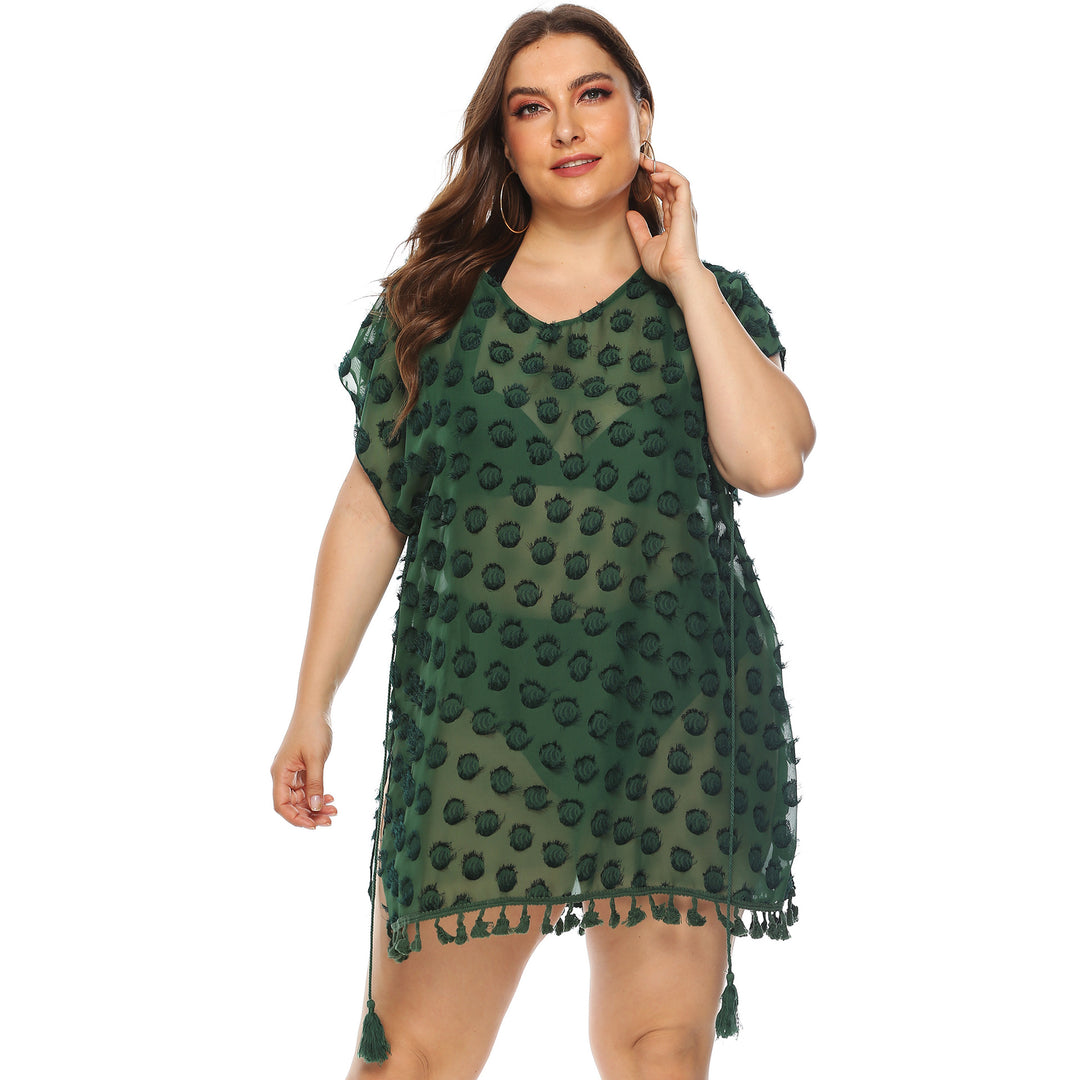 Dame Stilfuld Strand-Cover-Up Tunika Stilla
