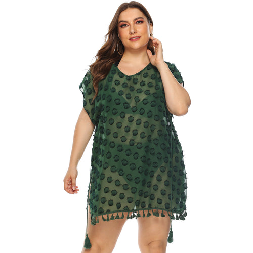 Dame Stilfuld Strand-Cover-Up Tunika Stilla
