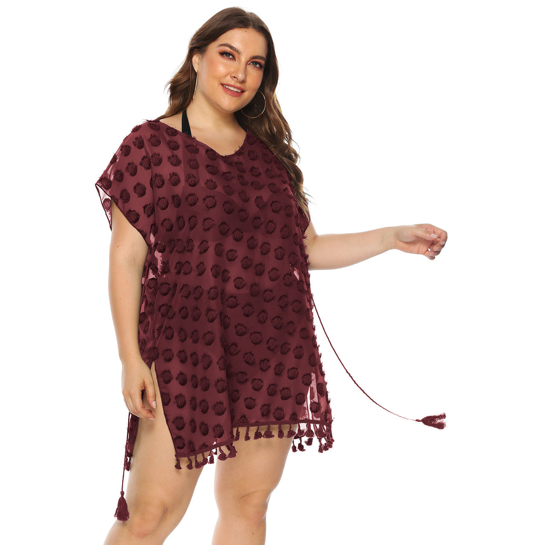 Dame Stilfuld Strand-Cover-Up Tunika Stilla