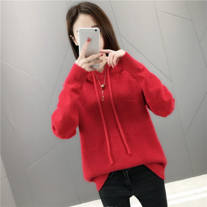 Kvinders casual hoodie sweater med snor Stilla