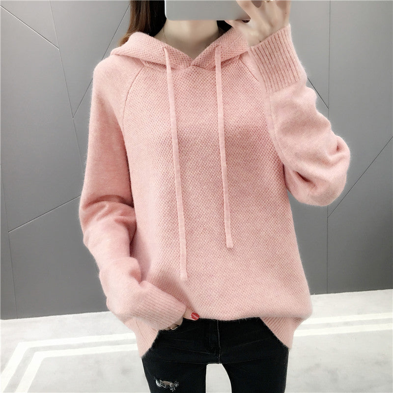 Kvinders casual hoodie sweater med snor Stilla