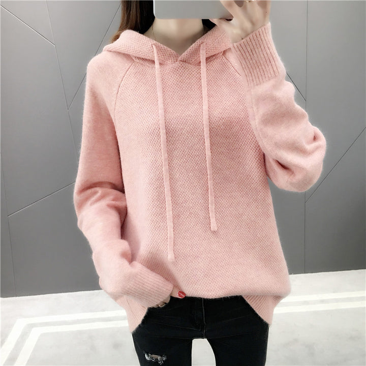 Kvinders casual hoodie sweater med snor Stilla
