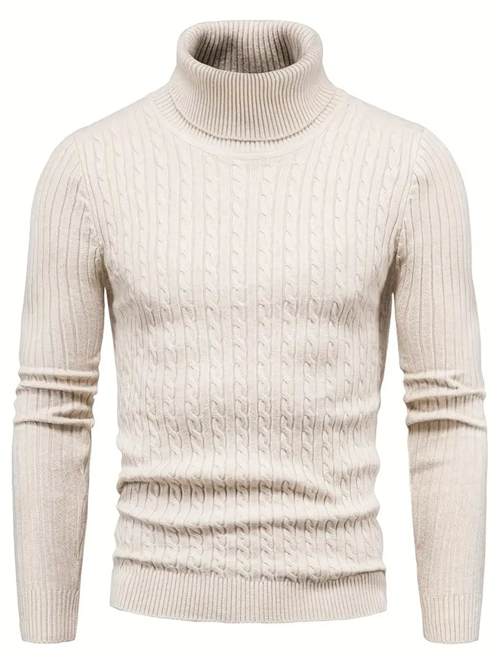 Stilla | Herresweater med højt halsudskæring