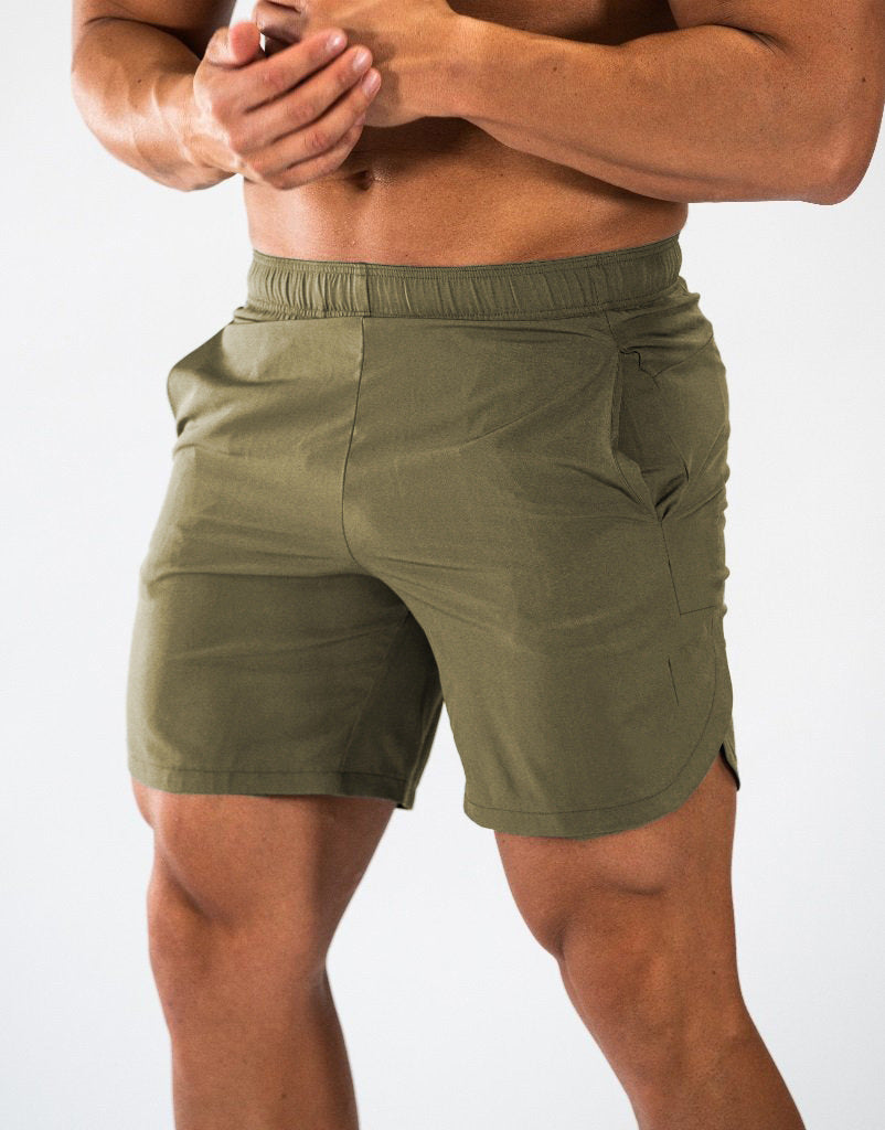 Herrer Sportlige funktionsshorts med elastisk talje og sidelommer Stilla