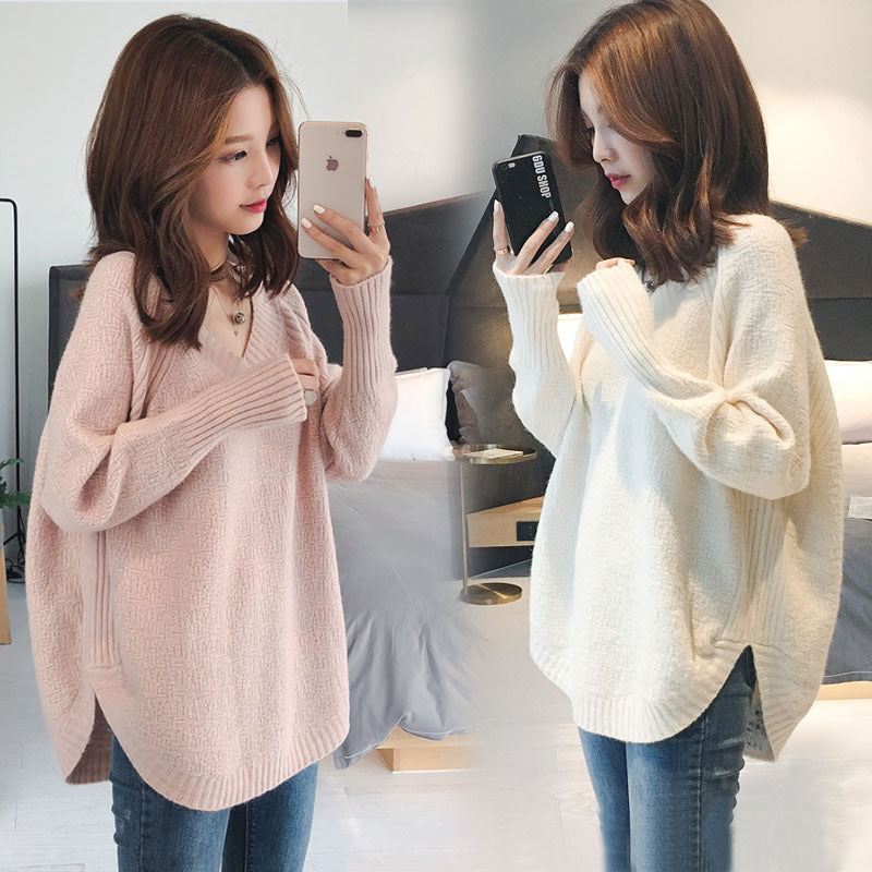 Femme Oversized Struktur Strikpullover Stilla