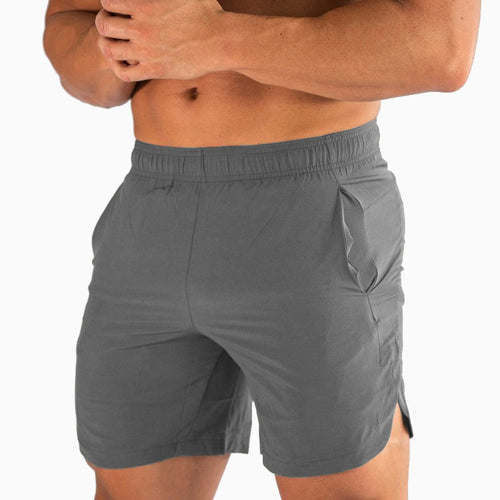 Herrer Sportlige funktionsshorts med elastisk talje og sidelommer Stilla