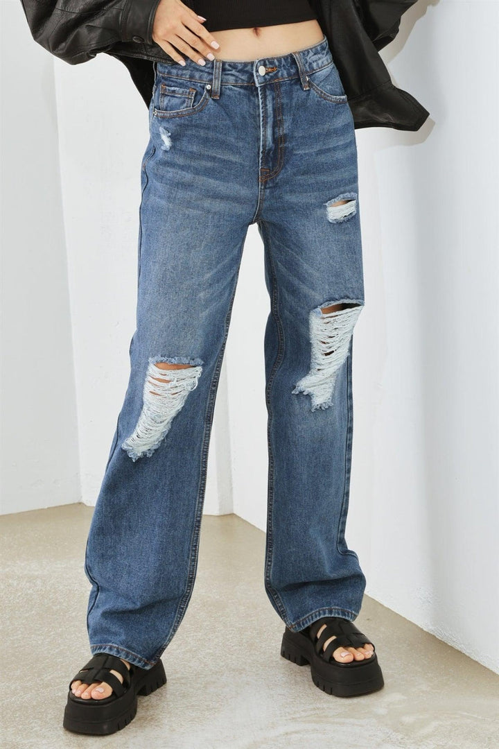 Stilla | KOLLEKTION Slidte Høj Talje Jeans