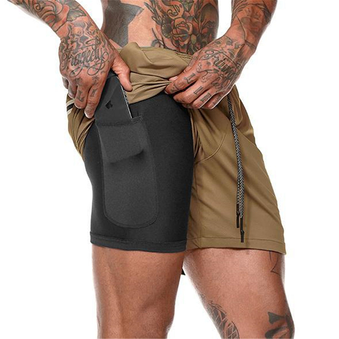 Herre funktionsshorts med integreret sikkerhedsrum Stilla