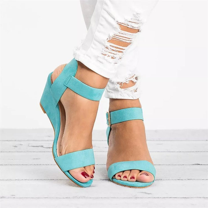 Dame Wedge-sandaler med elegant rem-design og komfortabelt fodseng Stilla