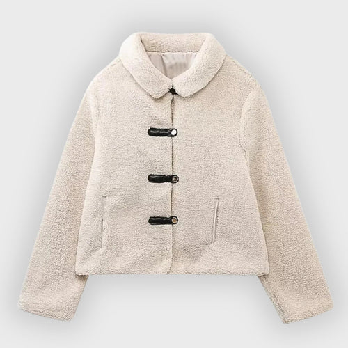 Stilla | Korte Fleece Toggle Patch Pocket Jakke