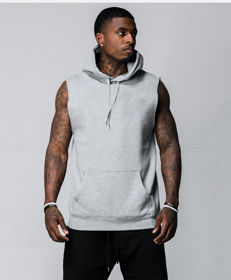 Herrer Sporty ærmeløs Hoodie Stilla