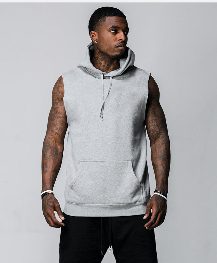 Herrer Sporty ærmeløs Hoodie Stilla