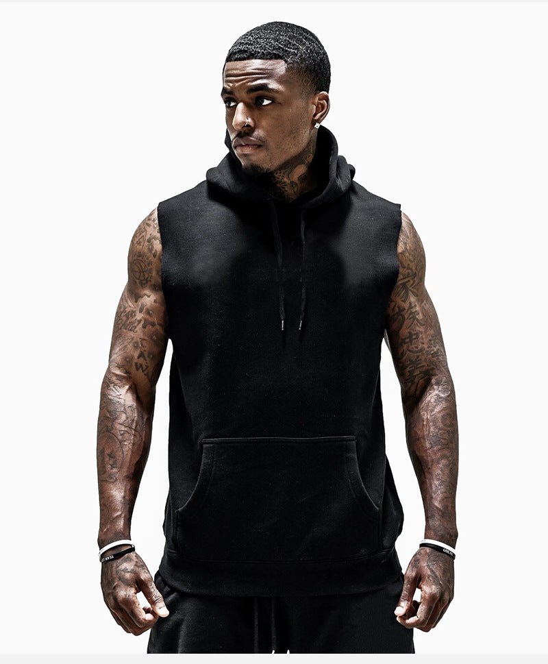 Herrer Sporty ærmeløs Hoodie Stilla