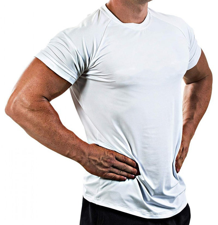 Herrer Åndbart Træningsshirt med ergonomisk snit Stilla